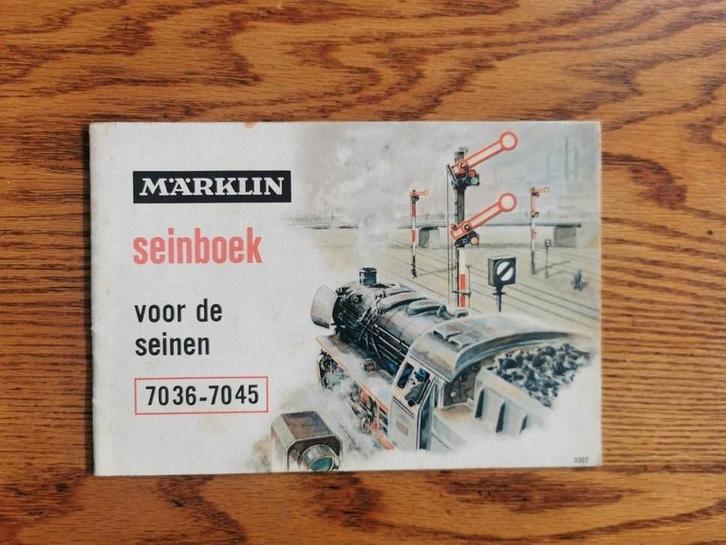 Marklin seinboek, Hobby en Vrije tijd, Modeltreinen | H0, Zo goed als nieuw, Boek, Tijdschrift of Catalogus, Wisselstroom, Märklin