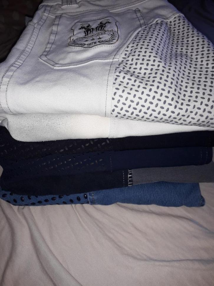 Partij rijbroeken 38/40 MERK nieuw /ZGAN gebruikt, Dieren en Toebehoren, Paardrijkleding, Zo goed als nieuw, Onderkleding, Dressuur