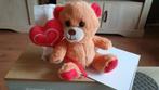 Knuffelbeertje met hartjesballon. Valentijn?, Ophalen of Verzenden, Zo goed als nieuw, Overige typen