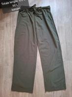 Wijde broek katoen maat M/L khaki kleur, Ophalen of Verzenden, Gedragen