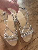 elegante sandaaltjes slangenmotief maat 38, Ophalen of Verzenden, Zo goed als nieuw, Sandalen of Muiltjes
