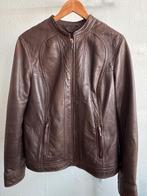 Leren bruine jas, Bruin, Maat 46/48 (XL) of groter, Ophalen of Verzenden, Zo goed als nieuw