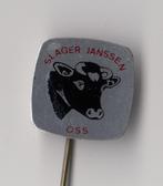 Slager Slagerij Janssen Oss speldjes, Verzamelen, Speldjes, Pins en Buttons, Gebruikt, Niet vindbaar, Niet vindbaar, Speldje of Pin