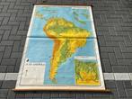 Zuid-Amerika, Antiek en Kunst, Antiek | Schoolplaten, Ophalen of Verzenden, Aardrijkskunde