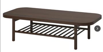  LISTERBY Koffietafel/Coffee table, dark brown beech veneer beschikbaar voor biedingen
