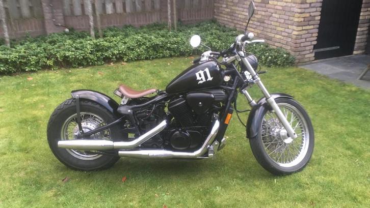 Honda Shadow 600 VT Custom Bobber, Motoren, Motoren | Overige merken, Particulier, Chopper, meer dan 35 kW, 2 cilinders, Minimaal motorrijbewijs A2
