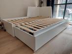 Flekke bed 80x200x2 zonder matras, Ophalen, Eenpersoons, Wit, Zo goed als nieuw