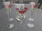 Laura Ashley jaren 60 likeurstel in art deco stijl, Antiek en Kunst, Antiek | Glas en Kristal, Ophalen of Verzenden