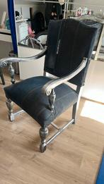 Antieke Stoel met Spijkerbroek Bekleding, Ophalen