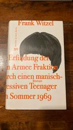 Frank Witzel - Die Erfindung der Roten Armee Fraktion, Ophalen of Verzenden, Zo goed als nieuw