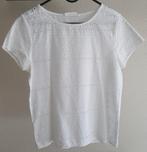 Leuk wit shirt Bien Bleu maat M, Maat 38/40 (M), Wit, Ophalen of Verzenden, Zo goed als nieuw