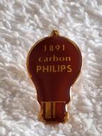 PHILIPS : Oude Carbon Lamp  1891 , pin, Merk, Gebruikt, Speldje of Pin, Verzenden