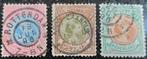 POSTZEGELS NEDERLAND WILHELMINA 1893-1896, Verzenden, T/m 1940, Gestempeld