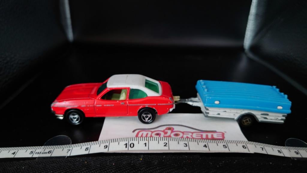 Majorette Ford Capri met vouwwagen, Ophalen of Verzenden, Gebruikt, Auto, Majorette