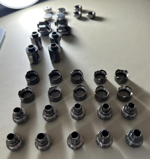 EKWB soft-tube fittings set – nickel / black nickel – G1/4, Computers en Software, Overige Computers en Software, Gebruikt, Ophalen