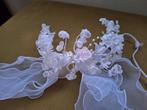 Haarding voor bruid, Kleding | Dames, Trouwkleding en Trouwaccessoires, Ophalen of Verzenden, Zo goed als nieuw, Wit, Accessoires