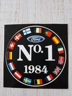 sticker Ford No.1 1984, Verzamelen, Verzenden, Zo goed als nieuw, Auto of Motor