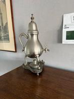 Antieke Tinnen Koffie-/Theepot met Kraan, Antiek en Kunst, Ophalen of Verzenden