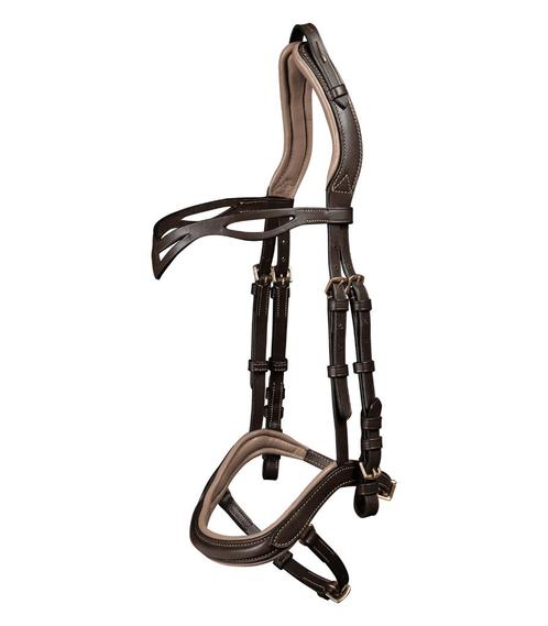 Nieuw IJslander hoofdstel Anatomisch Bruin, Dieren en Toebehoren, Paarden en Pony's | Hoofdstellen en Tuigage, Nieuw, Dressuur