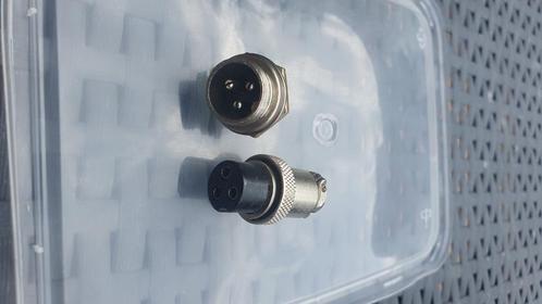 Microfoonplug 3 pins CB radio, Telecommunicatie, Zenders en Ontvangers, Nieuw, Zender en Ontvanger, Ophalen of Verzenden