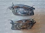 Tankbadges Triumph Thruxton 2 stuks origineel nieuw, Nieuw
