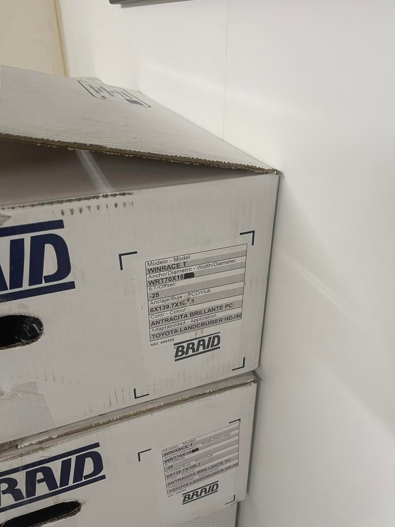 Braid Winrace T, Toyota Landcruiser, Auto-onderdelen, Ophalen of Verzenden, Nieuw, Zomerbanden, Banden en Velgen