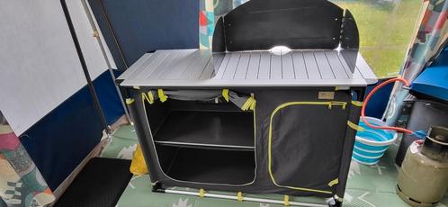Bardani buitenkeuken met opbergtas, Caravans en Kamperen, Kampeermeubelen, Zo goed als nieuw, Campingtafel, Ophalen of Verzenden