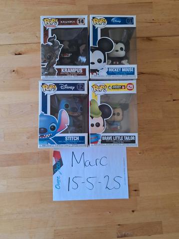 Funko Pops Disney beschikbaar voor biedingen