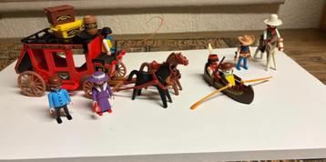 Playmobil western cowboys en indiaan beschikbaar voor biedingen