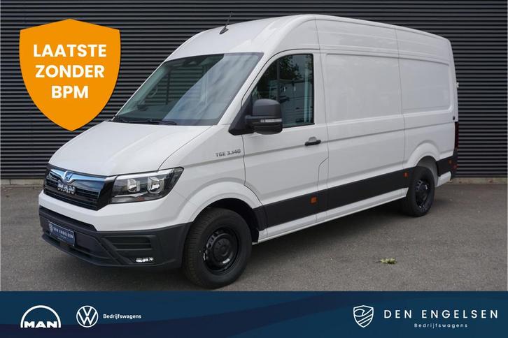 MAN TGE 3.140 | L3H3 | Facelift | App-Connect | Cruise | Cam, Auto's, Bestelauto's, Bedrijf, Te koop, ABS, Airconditioning, Alarm