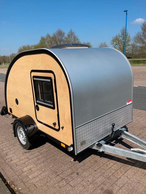 Kulba Woody Mini Caravan, Caravans en Kamperen, Caravans, Particulier, tot en met 2, tot 500 kg, Overige, Overige merken, Overige typen