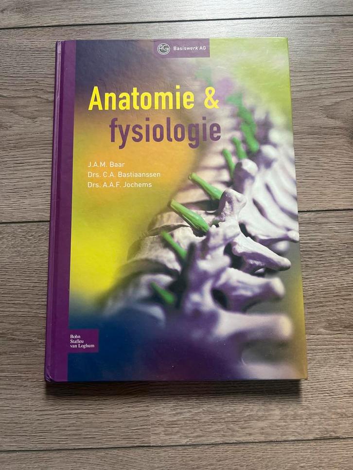 Anatomie & Fysiologie Boek, Boeken, Studieboeken en Cursussen, Gelezen, HBO, Beta, Ophalen of Verzenden