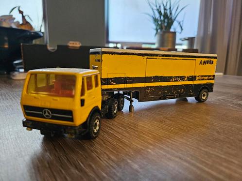 Siku Mercedes 2232 ANWB Speciale akties, Hobby en Vrije tijd, Modelauto's | 1:50, Gebruikt, Bus of Vrachtwagen, SIKU, Ophalen of Verzenden
