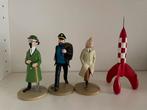 Kuifje poppetjes set met raket, Verzamelen, Ophalen, Zo goed als nieuw