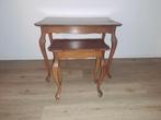 Bijzet tafels te koop in goede staat, Ophalen, Rond, Hout, Minder dan 55 cm