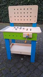 Hape Houten Werkbank, Kinderen en Baby's, Speelgoed | Houten speelgoed, Ophalen of Verzenden, Zo goed als nieuw, Overige typen