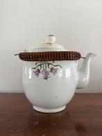 Antieke theepot jugendstil keramiek, Antiek en Kunst, Antiek | Keramiek en Aardewerk, Ophalen of Verzenden