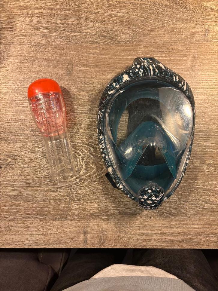 Subea Easybreath Snorkelmasker, Watersport en Boten, Snorkelen, Zo goed als nieuw, Snorkelmasker, Ophalen
