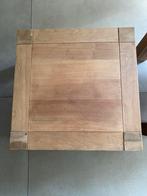 Houten Salon/Bijzettafel 70x70 , 40 cm hoog, Huis en Inrichting, Ophalen, Gebruikt, 50 tot 100 cm, Vierkant