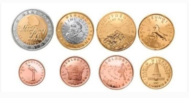Slovenië Losse Munten (1cent t/m 2euro)(2007 t/m 2022)UNC, Postzegels en Munten, Munten | Europa | Euromunten, Verzenden, Slovenië