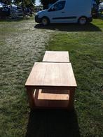Teak Bijzettafels - Set van 2, Ophalen, Minder dan 45 cm, Minder dan 55 cm, Gebruikt