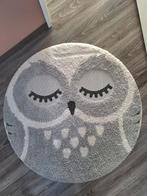 Uil Vloerkleed Grijs Rond, 50 tot 100 cm, Kindvriendelijk, Rond, Zo goed als nieuw