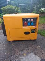 5500 watt stille diesel aggregaat 1x gebruikt, Doe-het-zelf en Verbouw, Aggregaten, Ophalen, Zo goed als nieuw, Dieselolie