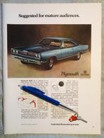 Advertentie uit 1969 Plymouth GTX, Verzenden, Zo goed als nieuw, Auto's
