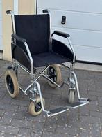 Oerdegelijke inklapbare transport rolstoel antilekbanden, Diversen, Rolstoelen, Rolstoel inklapbaar, Gebruikt, Duwrolstoel, Nederland