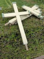 Nog 2 oude houten processie kruisjes / kruisen kruis, Antiek en Kunst, Antiek | Religie, Ophalen of Verzenden