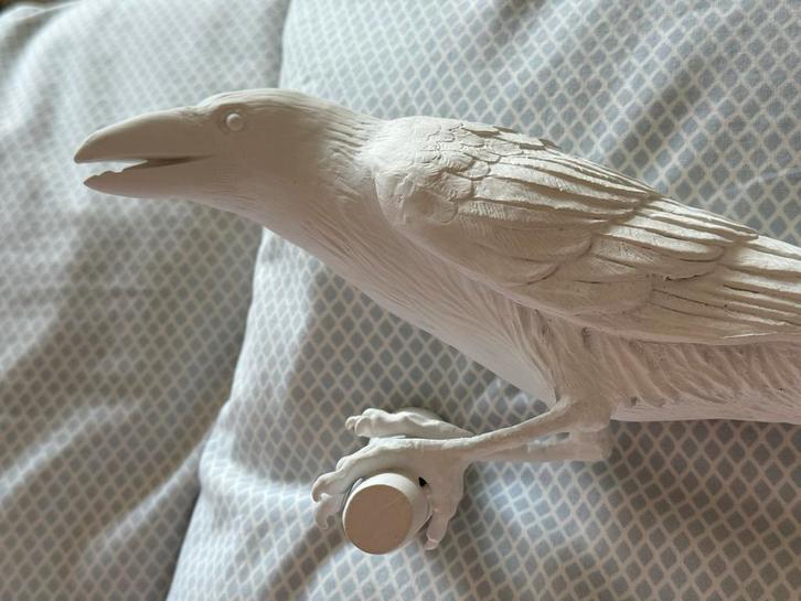 Seletti Bird Lamp Wit - Kijkend naar Links, Huis en Inrichting, Lampen | Wandlampen, Zo goed als nieuw, Overige materialen, Ophalen of Verzenden