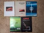 Lot autofolders Honda Civic CRX, Boeken, Verzenden, Zo goed als nieuw, Honda