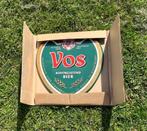 Vos bier emaille bord Bovengistend bier ., Verzenden, Nieuw, Reclamebord