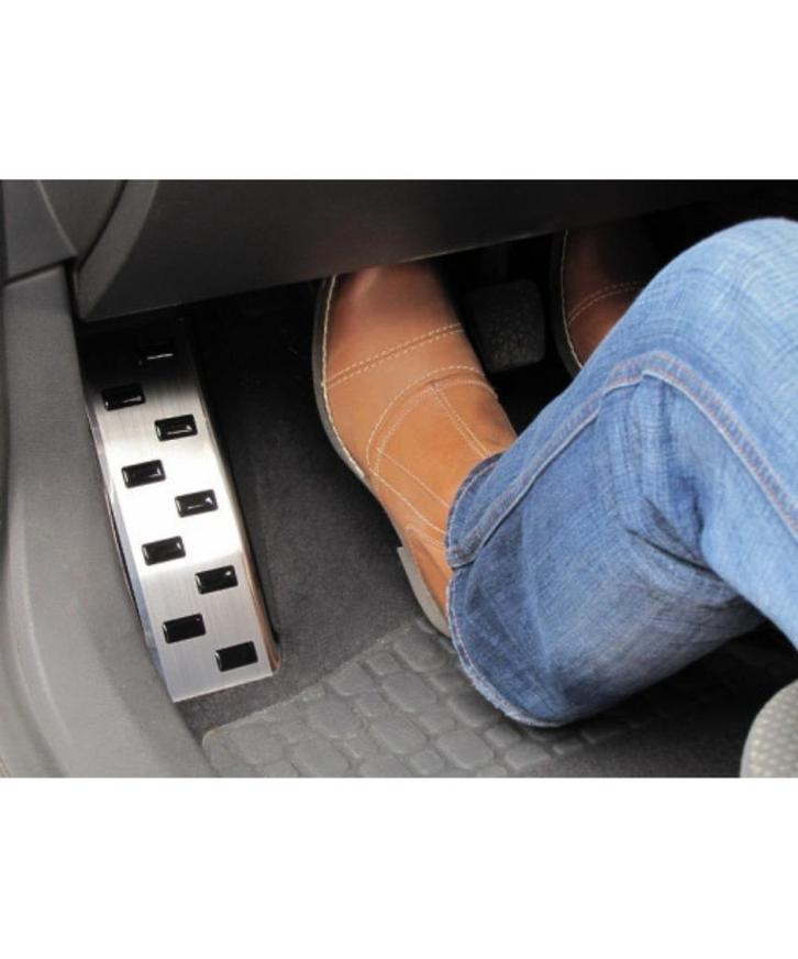 Voetsteun links ter bescherming van slijtage auto tapijt rvs, Auto diversen, Auto-accessoires, Nieuw, Ophalen of Verzenden